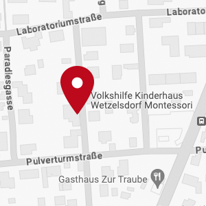Lageplan Kinderhaus Wetzelsdorf Montessori