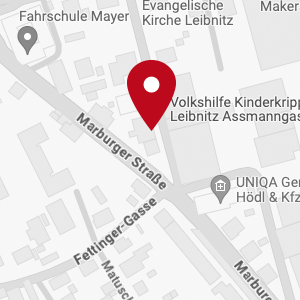 Lageplan Kinderkrippe Leibnitz Assmanngasse
