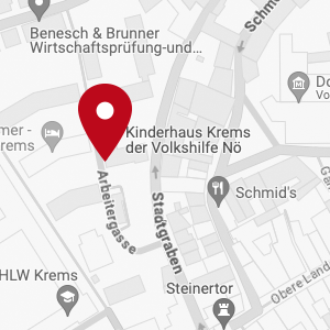 Lageplan Kinderkrippe Krems