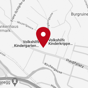 Lageplan Kinderkrippe Voitsberg